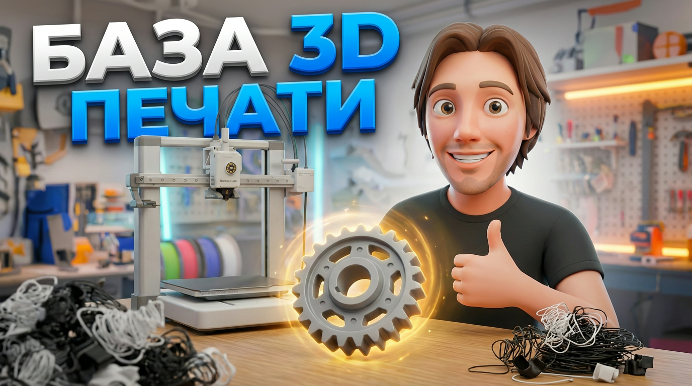 «База для 3D печати. С 0 до стабильных результатов качества и доходов»