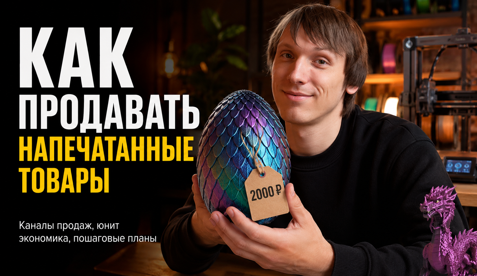 Как, где и кому продавать напечатанные товары