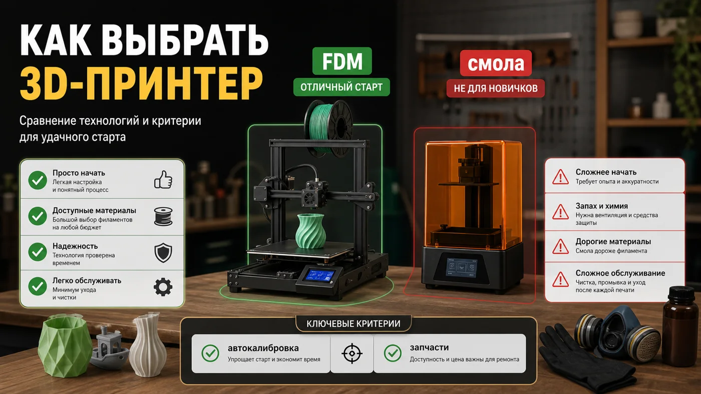 Как выбрать 3D-принтер
