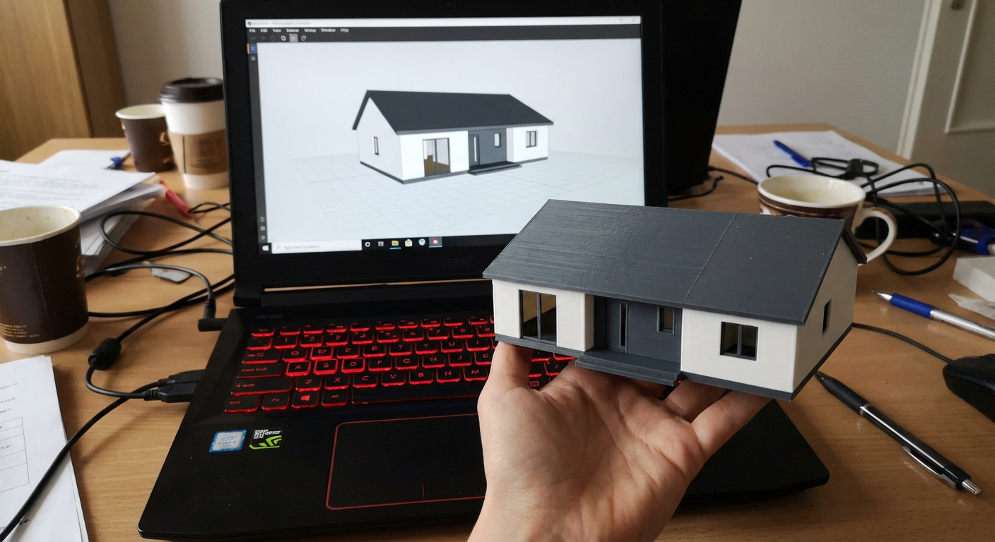 Макет домика